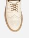 Derby shoes beige with brogue - EU 37