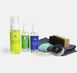Travel kit with comprehensive shoe care