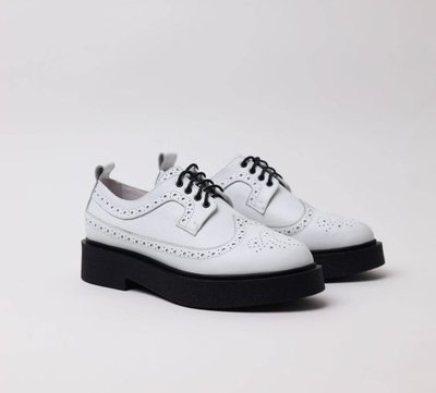 Derby shoes White with brogue - EU 36