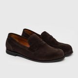 Suede Loafer Shoes anatomical (chocolate) EU41