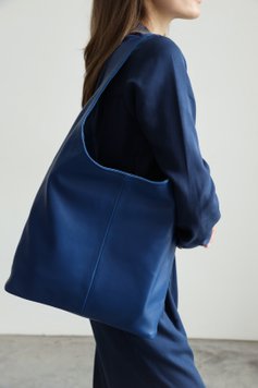 Blue Mini Shopper Bag