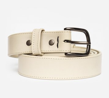 Leather belt