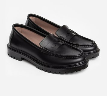 Men's Black Loafers - EU 40