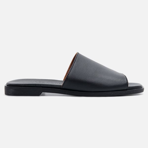 Leather Flip Flops (black) EU39