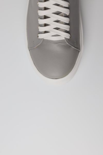 Women's grey leather sneakers - EU 36