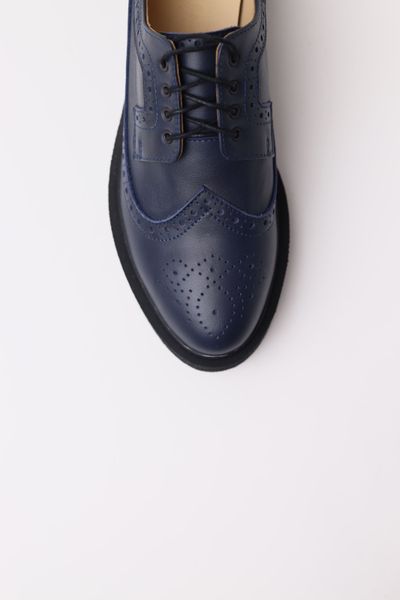 Derby shoes Blue with brogue - EU 37