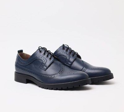 Shoes Derby Brogues Blue - EU 41