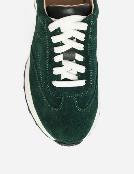 Жіночі зелені замшеві кросівки - EU 36 12900 фото