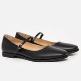 Leather Mary Jane Shoes (notte) EU38