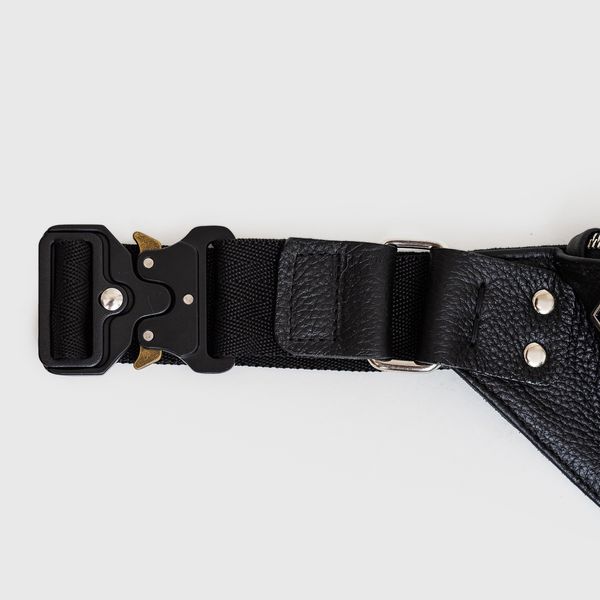 Leather Belt Bag (black)