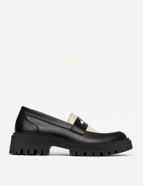 Loafers Black and White  - EU 37