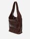 Шкіряна темно коричнева сумка шопер 195322 фото 3
