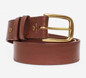 Leather belt