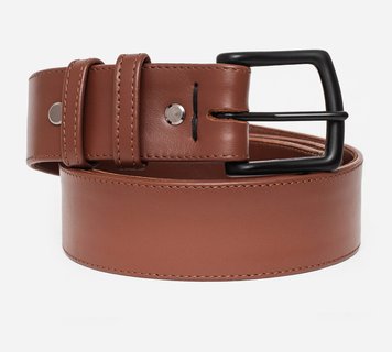 Leather belt