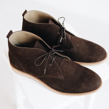 Nubuck Anckle Desert Boots (chocolate) EU42