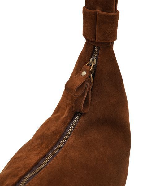 Suede Hobo Bag (marrone)