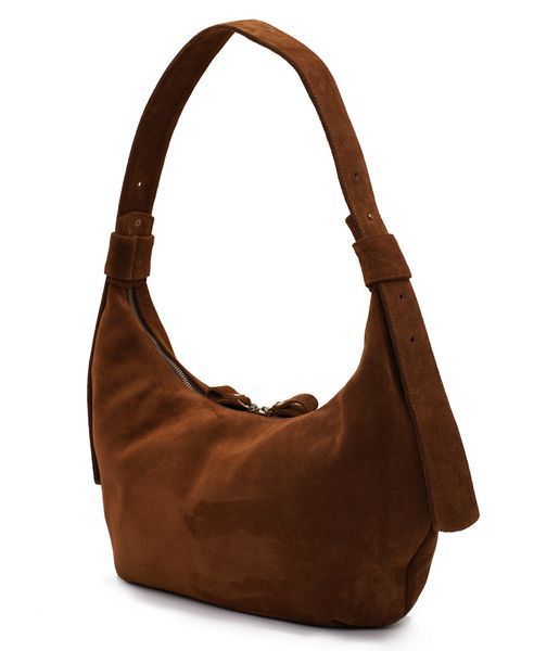 Suede Hobo Bag (marrone)