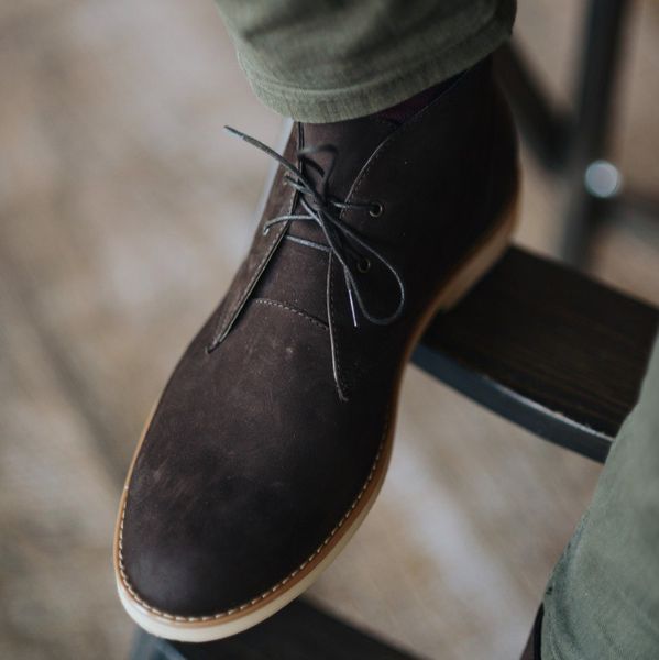 Nubuck Anckle Desert Boots (chocolate) EU42