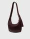 Leather Hobo bag (bordeaux)