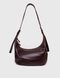 Leather Hobo bag (bordeaux)