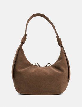 Suede Hobo bag (mocha mousse)
