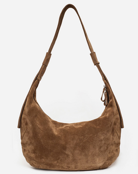 Suede Hobo bag (castoro)