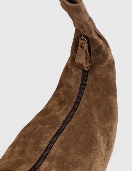 Suede Hobo bag (beige)