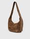 Suede Hobo bag (beige)