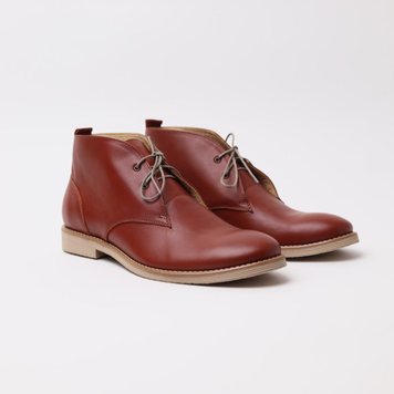 Leather Anckle Desert Boots (cognac) EU39