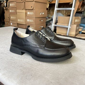 Leather Derby Hillary Shoes (notte) EU36