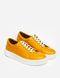 Women's yellow leather sneakers - EU 36