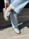 Blue leather sneakers EU 36