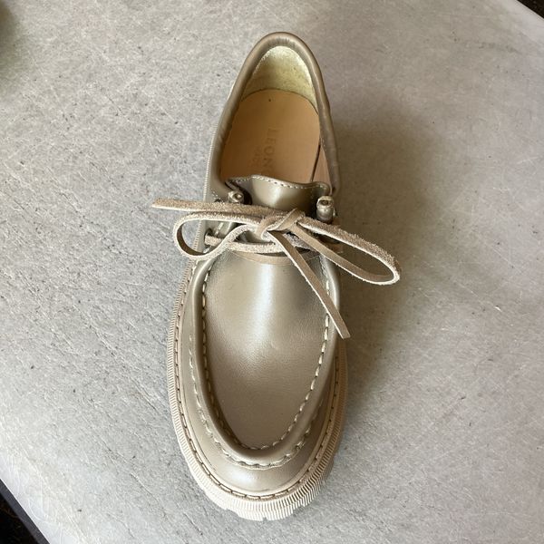 Leather Sena Shoes (biege) EU36