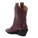 Leather Cowboy Boots (rosso mogano) EU36