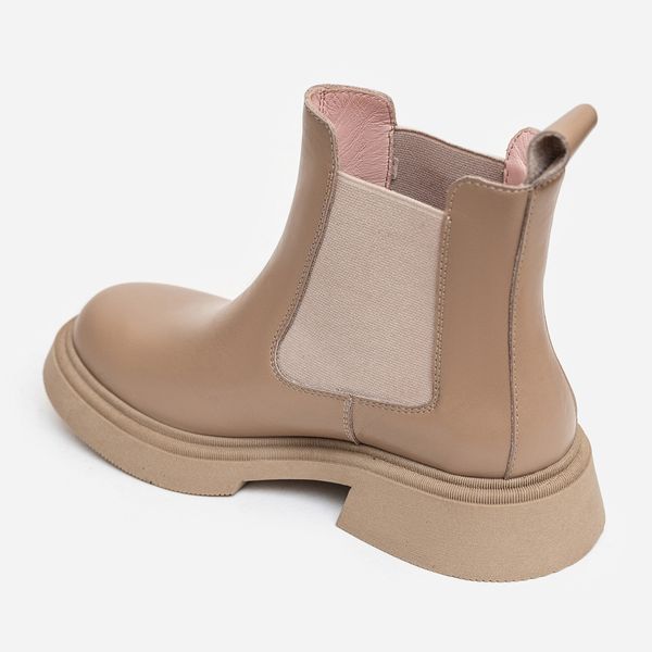 Leather Chelsea Boots (biege) EU36