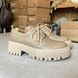 Leather Derby Brogues (biege) EU37