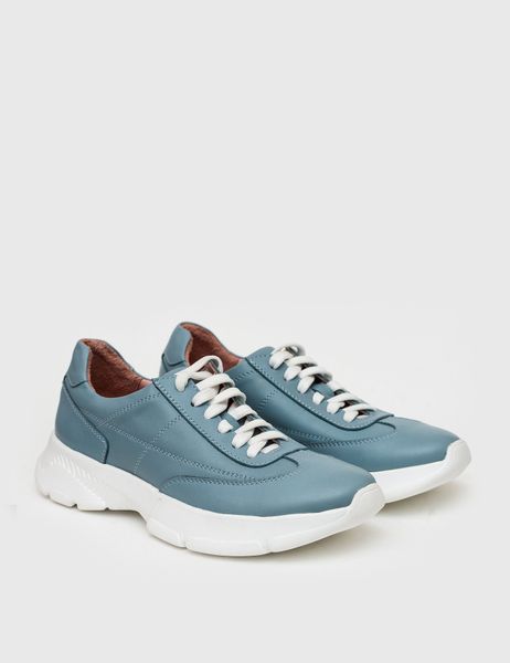 Blue leather sneakers EU 36