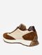 Women's brown beige leather sneakers - EU 36