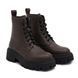 Leather Derby Brogues Boots (chocolate) EU36