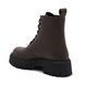 Leather Derby Brogues Boots (chocolate) EU36