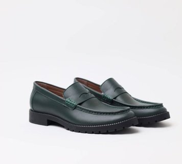 Men's Green Loafers - EU 43