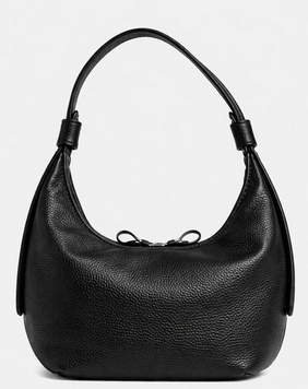 Leather Hobo Bag (notte black)