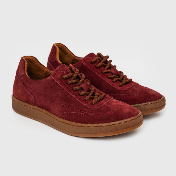 Suede sneakers (Bordeaux) EU36