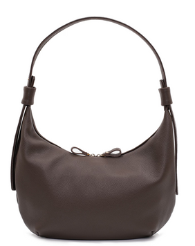 Leather Hobo Bag (dark brown)