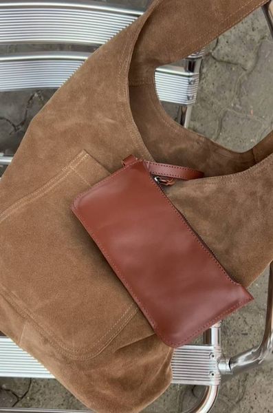 Wallet for bag (brown)