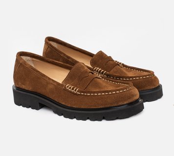 Men's Suede Loafers  - EU 38