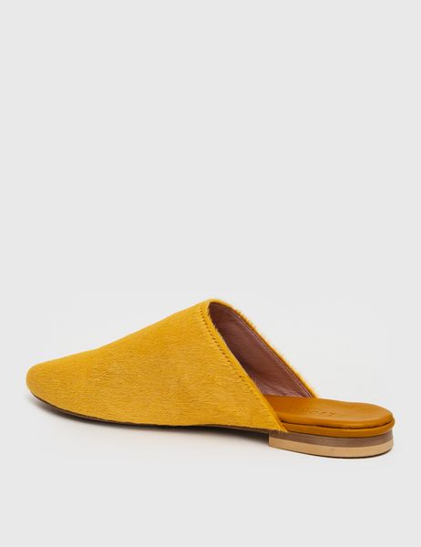 Yellow Pointed Mules EU 39