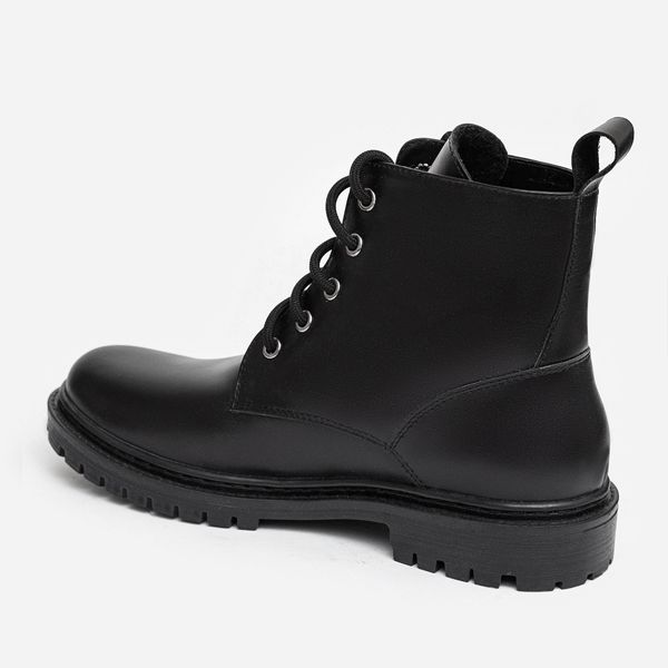 Leather Derby Boots (black) EU36