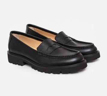 Men's Black Loafers - EU 38