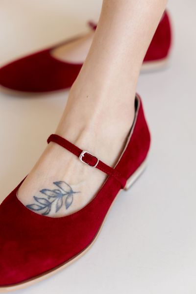 Туфлі Мері Джейн червоні - EU 40 112940 фото